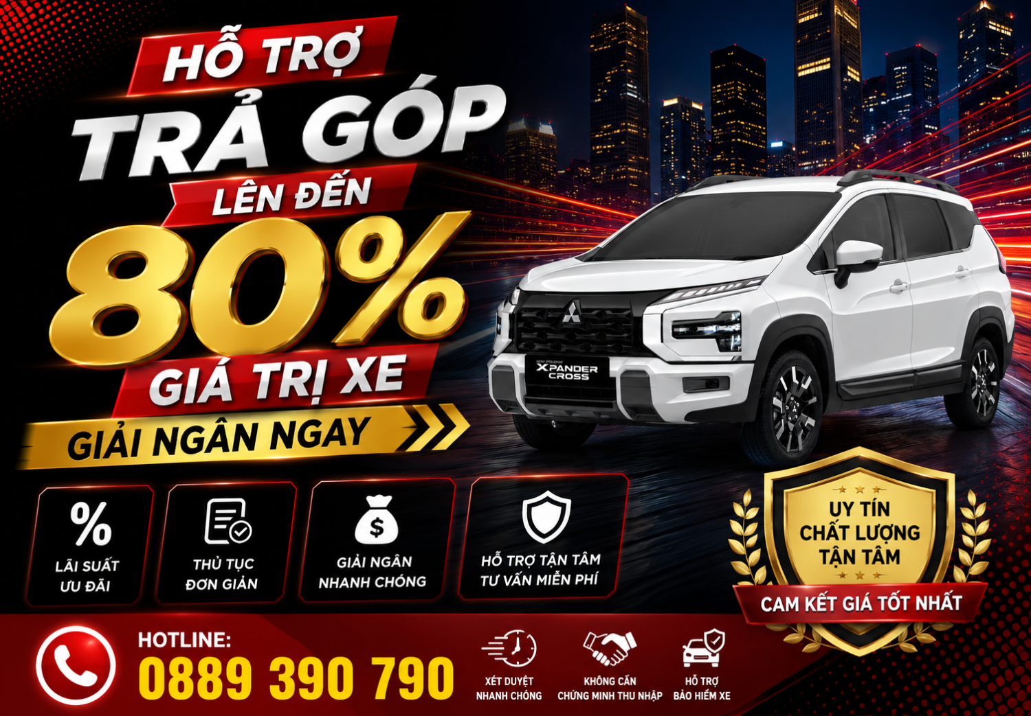 Giá lăn bánh Mitsubishi Xpander Cross mới nhất tại Tiền Giang #1 9 tra-gop-mitsubishi-xpander-cross-moi-nhat