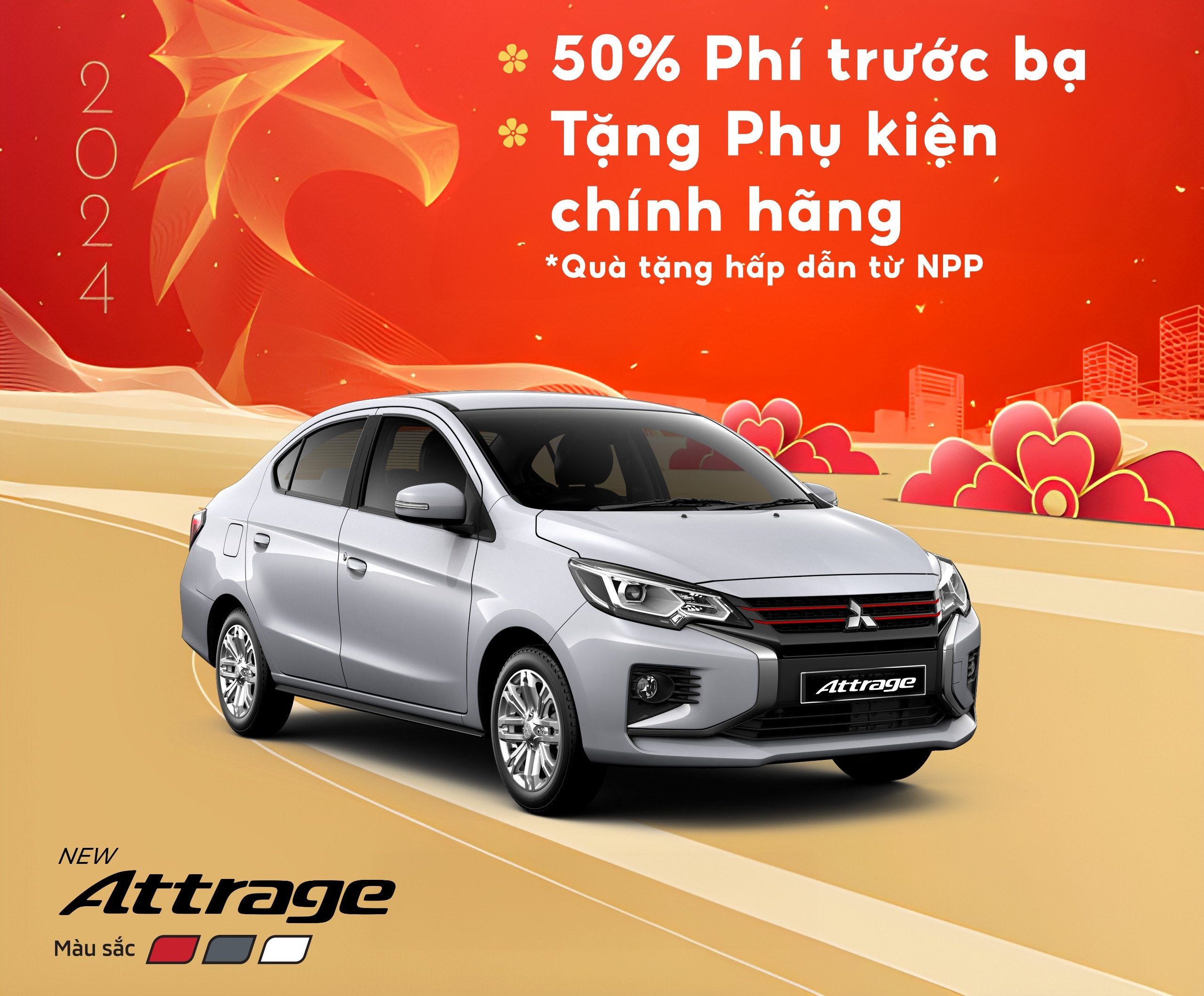 Mitsubishi Tiền Giang - Bảng giá xe lăn bánh Tết Xuân Giáp Thìn 2024 11 Mitsubishi Tiền Giang - Bảng giá xe lăn bánh Tết Xuân Giáp Thìn 2024